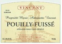 J.J. Vincent & Fils - Pouilly-Fuiss 2020 (750ml) (750ml)