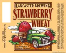 Lancaster Brewing - Strawberry Wheat Ale (6 pack 12oz cans) (6 pack 12oz cans)