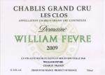 Domaine William F�vre - Chablis Grand Cru Les Clos 2011