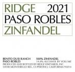 Ridge - Zinfandel Paso Robles 2021